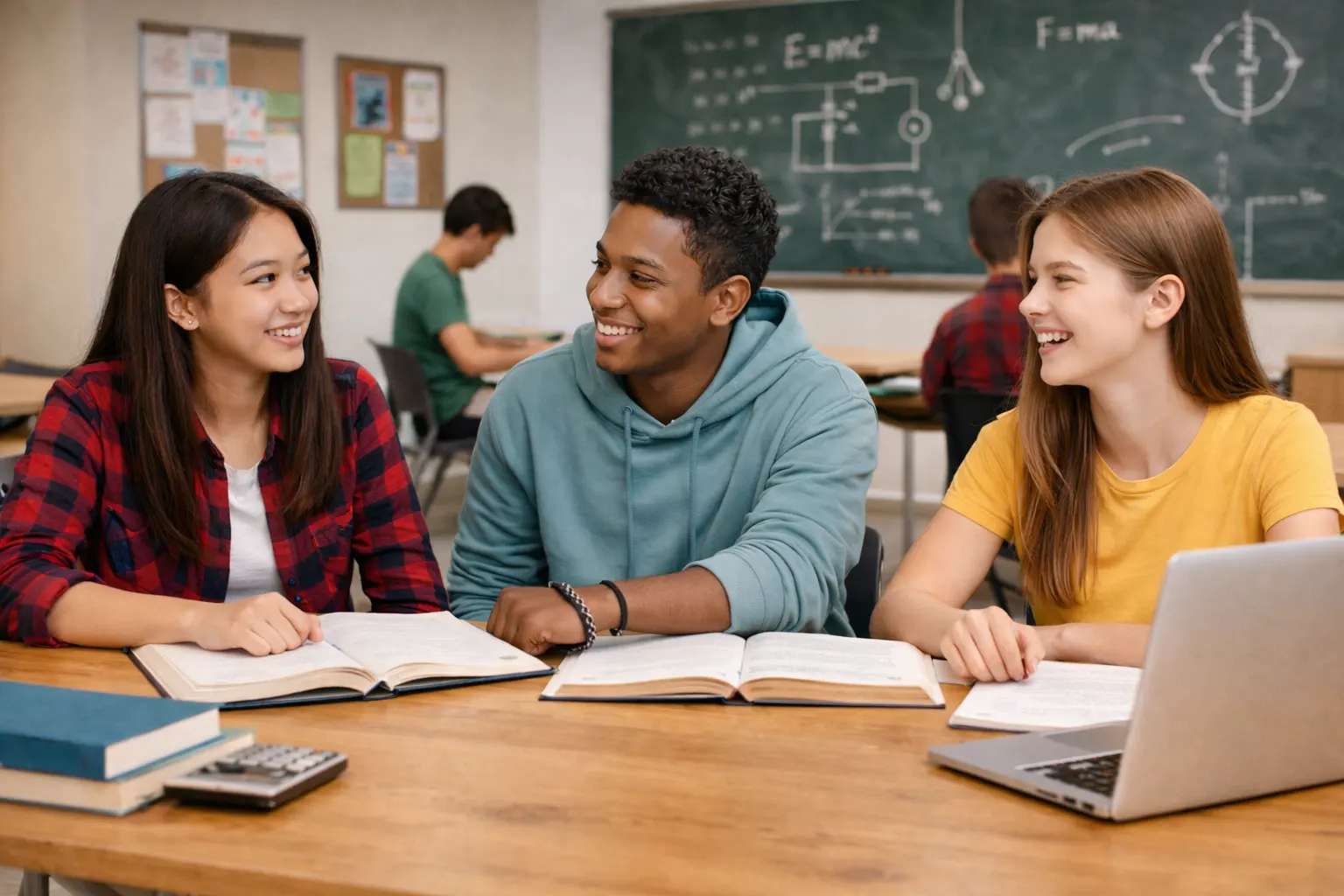 Tutor guiding a student through a physics lab